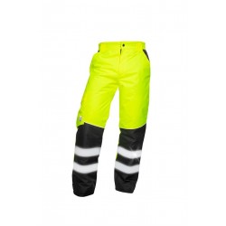 Pantaloni reflectorizanti de lucru HOWARD galben / portocaliu