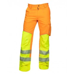 Pantaloni de lucru SIGNAL portocaliu , 65% poliester - 35% bumbac, 290gr/mp - ARDON