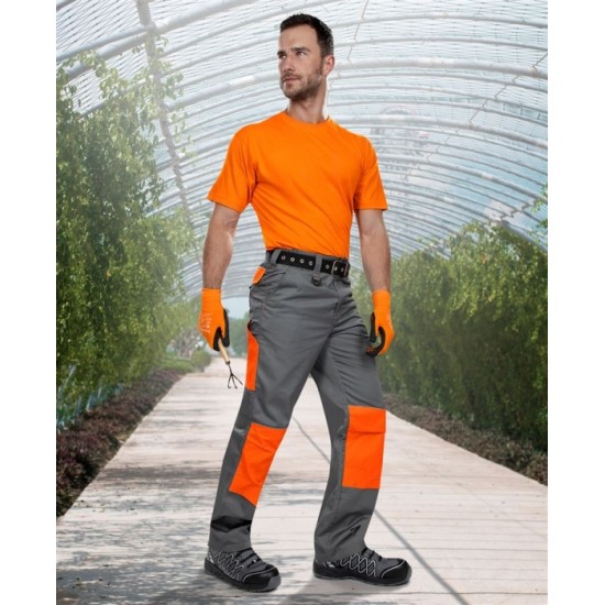 Pantaloni de lucru 2STRONG gri/portocaliu - ARDON