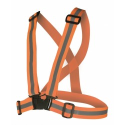 Bretele elastice reflectorizante REF, portocaliu - ARDON
