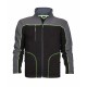 Jacheta fleece negru-gri, fleece, 280gr/mp - Michael - Ardon