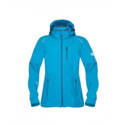 Jacheta softshell dama roz/albastru FLORET - ARDON