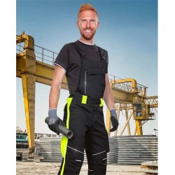 Pantaloni salopeta cu pieptar NEON, 65% poliester - 35% bumbac, 270gr/mp - ARDON