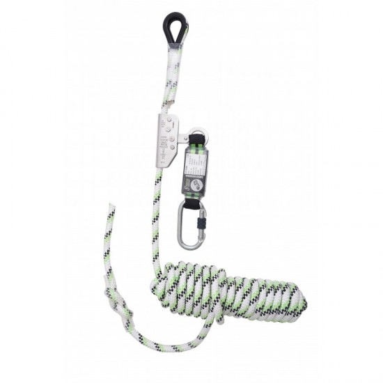 Franghie de poliester cu D12mm, 20m si opritor cadere - Kratos Safety