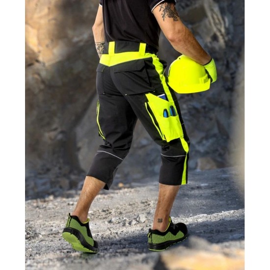 Pantaloni 3/4 Neon Galben