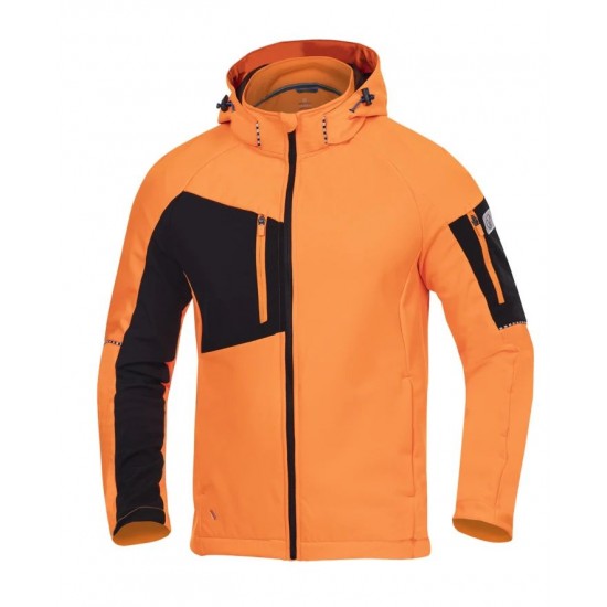 Geaca Softshell Cityconic Portocaliu Hi Vis