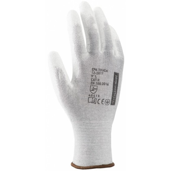 Manusi EPA TOUCH PES C A PLM PU ANTISTATICE
