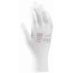 Manusi LEO PES A DEGETE PU 114X ALB