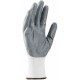 Manusi NITRAX BASIC PES A-PLM NITRIL ALB GRI 4121-08 Manusi NITRAX BASIC PES A-PLM NITRIL ALB GRI 4121-08