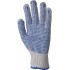 Manusi PERRY BLIST BBC-PES TRICOTATE ALBE APLICATII PVC ALBASTRE