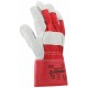 Manusi TOP UP SPALT BOVINA BBC GRI ROSU