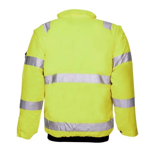 Jachetă, geacă reflectorizanta de iarnă, 2 în 1 cu mâneci detașabile Jachetă, geacă reflectorizanta de iarnă, 2 în 1 cu mâneci detașabile