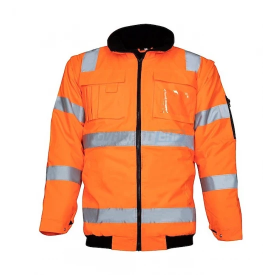 Jachetă, geacă reflectorizanta de iarnă, 2 în 1 cu mâneci detașabile Jachetă, geacă reflectorizanta de iarnă, 2 în 1 cu mâneci detașabile