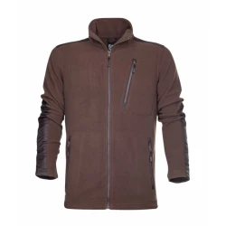 Jacheta fleece maro 4Tech Ardon, 250gr/mp