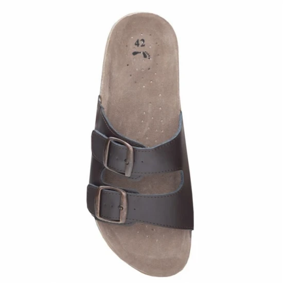 Papuci MARS maro piele despicata+PU talpa pluta - ARDON Papuci MARS maro piele despicata+PU talpa pluta - ARDON